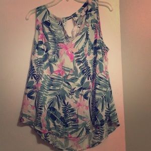 Floral Tank Top.
